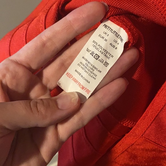NWOT Red Mermaid Dress-never worn. Bought it on Poshmark but wore something else - Picture 4 of 8